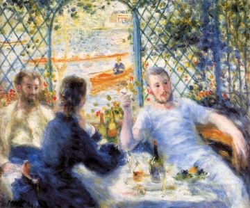 Pierre Auguste Renoir Painting - the canoeists luncheon Pierre Auguste Renoir